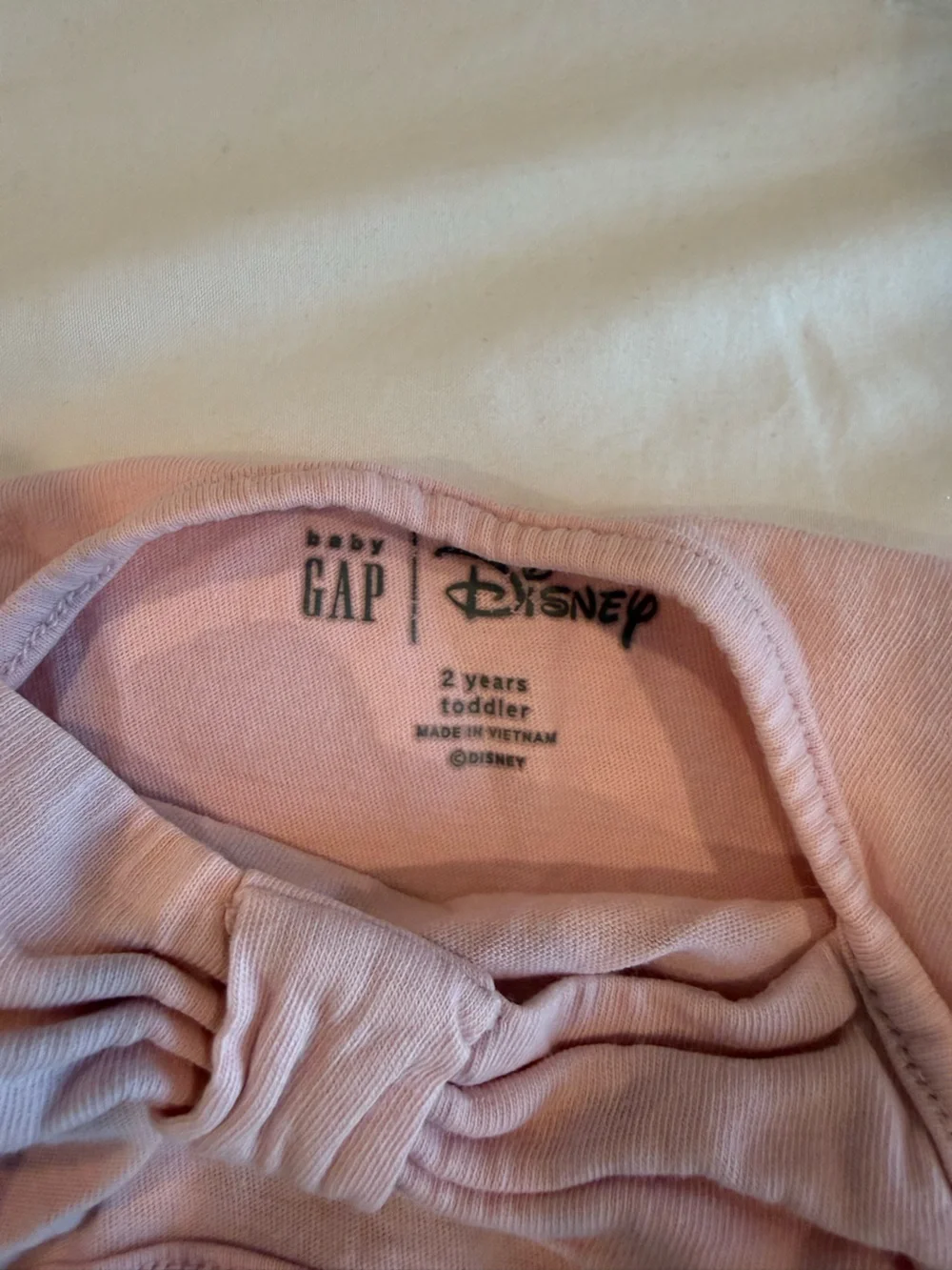 GAP Pink Minnie Mouse Heart Graphic Tee